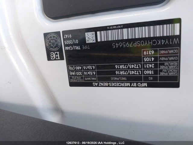 W1Y4KCHY0SP795645 Mercedes-Benz Sprinter 2500