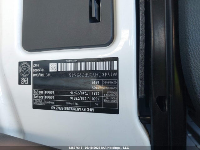 W1Y4KCHY0SP795645 Mercedes-Benz Sprinter 2500