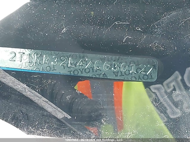 12637653 :رقم المزاد ، 2T1KR32E47C630127 vin ، 2007 Toyota Corolla Matrix Xr مزاد بيع