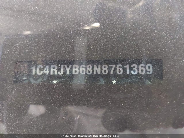 1C4RJYB68N8761369 Jeep Grand Cherokee Limited 4xe