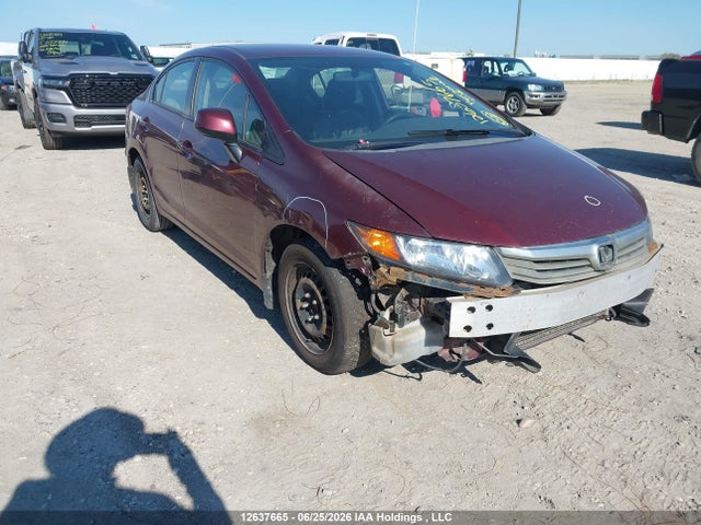 2012 Honda Civic Lx მანქანა იყიდება აუქციონზე, vin: 2HGFB2F46CH013900, აუქციონის ნომერი: 12637665