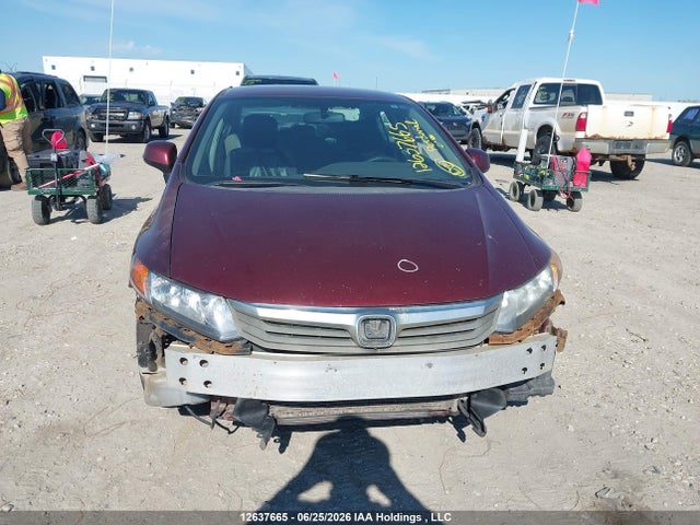 2012 Honda Civic Lx მანქანა იყიდება აუქციონზე, vin: 2HGFB2F46CH013900, აუქციონის ნომერი: 12637665