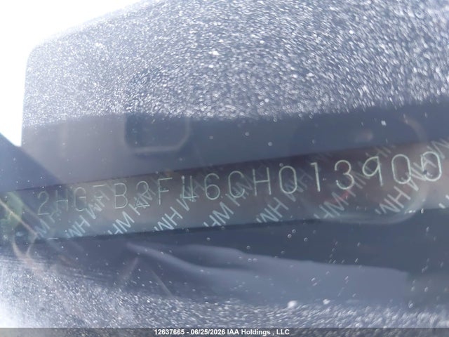 2012 Honda Civic Lx მანქანა იყიდება აუქციონზე, vin: 2HGFB2F46CH013900, აუქციონის ნომერი: 12637665
