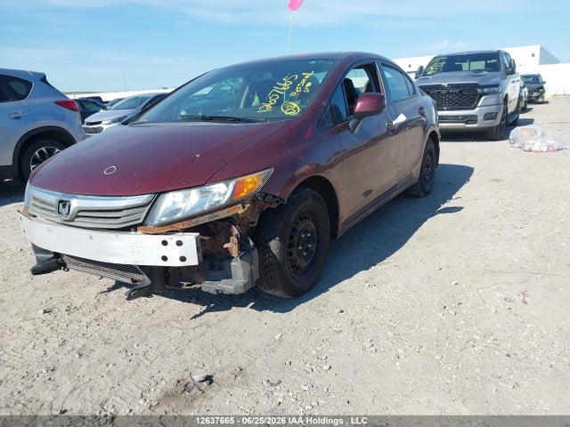 2012 Honda Civic Lx მანქანა იყიდება აუქციონზე, vin: 2HGFB2F46CH013900, აუქციონის ნომერი: 12637665