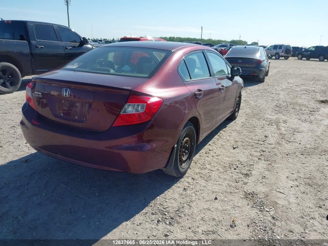 2012 Honda Civic Lx მანქანა იყიდება აუქციონზე, vin: 2HGFB2F46CH013900, აუქციონის ნომერი: 12637665