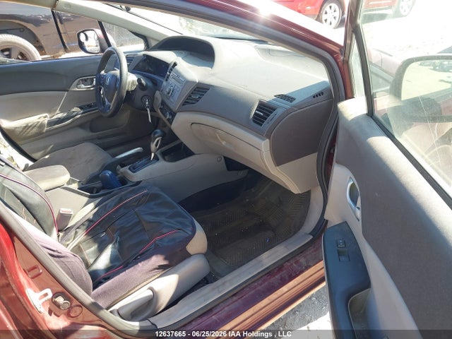 2012 Honda Civic Lx მანქანა იყიდება აუქციონზე, vin: 2HGFB2F46CH013900, აუქციონის ნომერი: 12637665