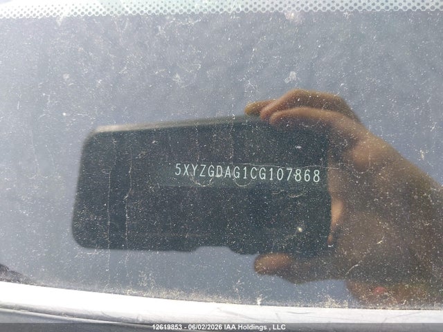 Aukcja sprzedaży 2012 Hyundai Santa Fe Gl 3.5, vin: 5XYZGDAG1CG107868, numer aukcji: 12619853