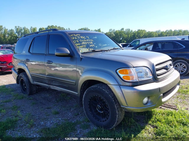 Продаж на аукціоні авто 2003 Toyota Sequoia, vin: 5TDZT34A73S190934, номер лоту: 12637669