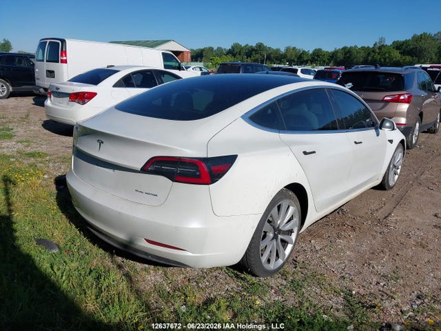 Продаж на аукціоні авто 2020 Tesla Model 3 Long Range Dual Motor All-wheel Drive, vin: 5YJ3E1EB3LF628798, номер лоту: 12637672