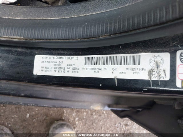 Aukcja sprzedaży 2013 Chrysler 200 Touring, vin: 1C3CCBBB9DN758446, numer aukcji: 12637673