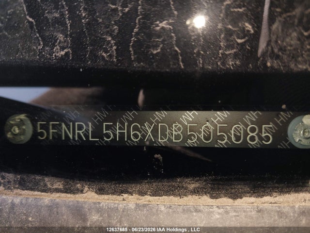 Продаж на аукціоні авто 2013 Honda Odyssey Ex-l, vin: 5FNRL5H6XDB505085, номер лоту: 12637685