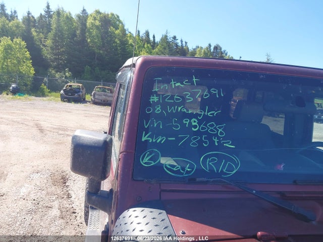 Продаж на аукціоні авто 2008 Jeep Wrangler Unlimited Rubicon, vin: 1J4GA69128L595688, номер лоту: 12637691