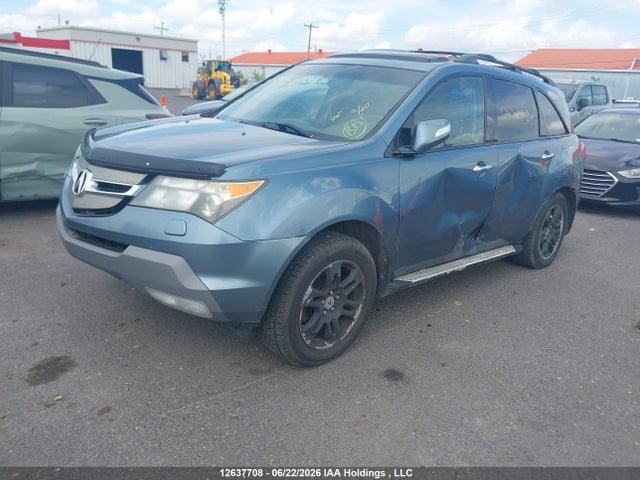 12637708 :رقم المزاد ، 2HNYD28297H000166 vin ، 2007 Acura Mdx مزاد بيع