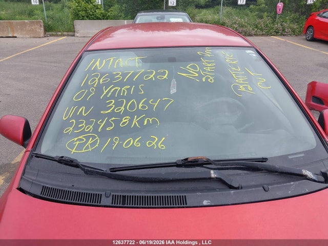 Aukcja sprzedaży 2009 Toyota Yaris, vin: JTDBT923091320647, numer aukcji: 12637722