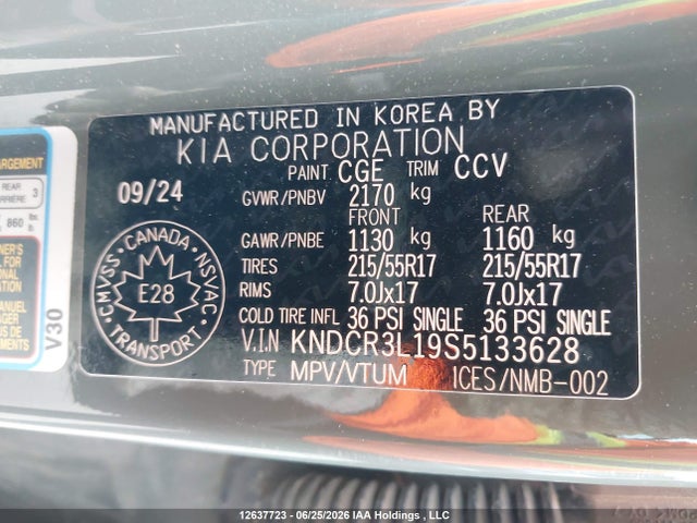 KIA Niro Wind 2025 KNDCR3L19S5133628 Image 19