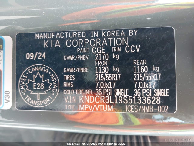 KIA Niro Wind 2025 KNDCR3L19S5133628 Image 9