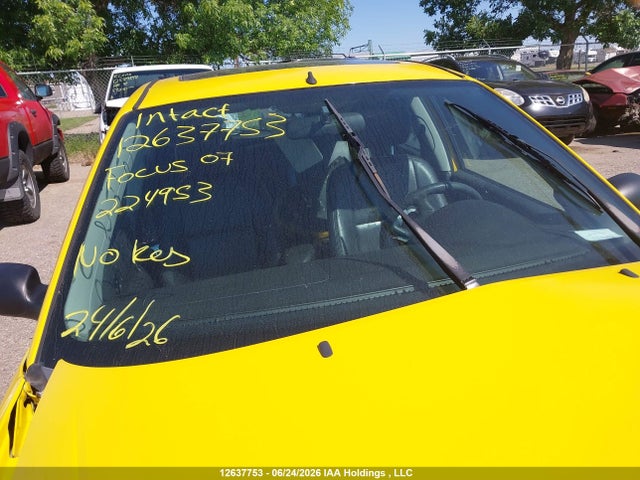 12637753 :رقم المزاد ، 1FAFP37N57W224953 vin ، 2007 Ford Focus Zx5/s/se/ses مزاد بيع