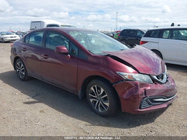 2013 Honda Civic Ex 4dr მანქანა იყიდება აუქციონზე, vin: 2HGFB2F57DH000633, აუქციონის ნომერი: 12632713