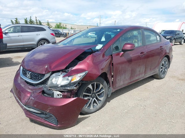 2013 Honda Civic Ex 4dr მანქანა იყიდება აუქციონზე, vin: 2HGFB2F57DH000633, აუქციონის ნომერი: 12632713