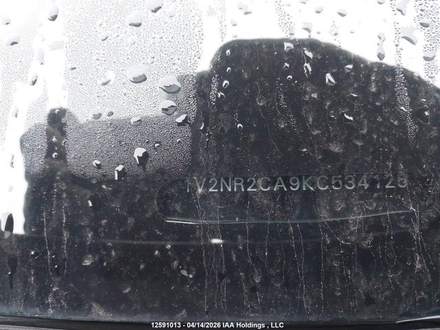 12591013 :رقم المزاد ، 1V2NR2CA9KC534125 vin ، 2019 Volkswagen Atlas 3.6 Fsi Execline مزاد بيع