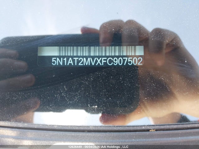 Продаж на аукціоні авто 2015 Nissan Rogue S/sl/sv, vin: 5N1AT2MVXFC907502, номер лоту: 12626449