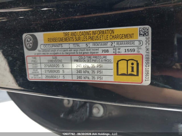 3GCUKFE89SG185631 Chevrolet Silverado K1500 Lt Trail Boss