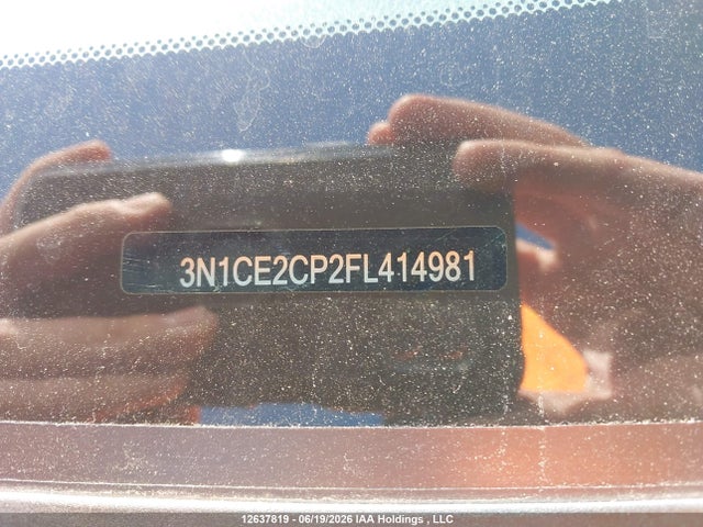 Продажа на аукционе авто 2015 Nissan Versa Note 1.6 S/1.6 Sl/1.6 Sr/1.6 Sv, vin: 3N1CE2CP2FL414981, номер лота: 12637819