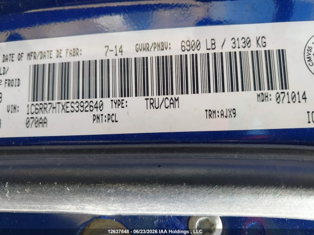 RAM 1500 2014 1C6RR7HTXES392640 Image 18