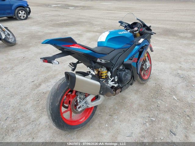 12637872 :رقم المزاد ، ZD4XPUA01TS000103 vin ، 2026 Aprilia Rsv4 1100 مزاد بيع