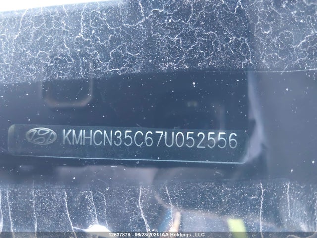 12637878 :رقم المزاد ، KMHCN35C67U052556 vin ، 2007 Hyundai Accent Gs/sr مزاد بيع