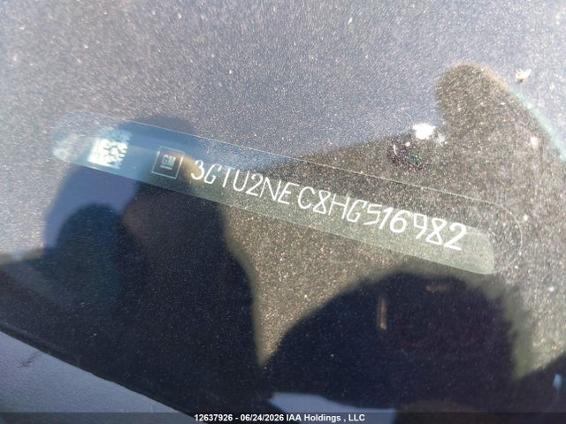 12637926 :رقم المزاد ، 3GTU2NEC8HG516982 vin ، 2017 Gmc Sierra 1500 Slt مزاد بيع