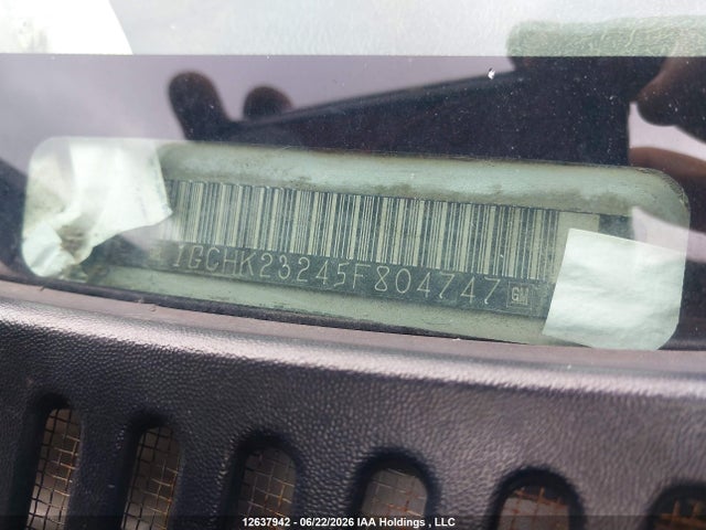 Aukcja sprzedaży 2005 Chevrolet Silverado K2500 Heavy Duty, vin: 1GCHK23245F804747, numer aukcji: 12637942