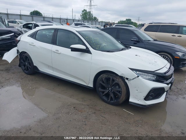 12637967 :رقم المزاد ، SHHFK7H91JU304262 vin ، 2018 Honda Civic Sport Touring مزاد بيع