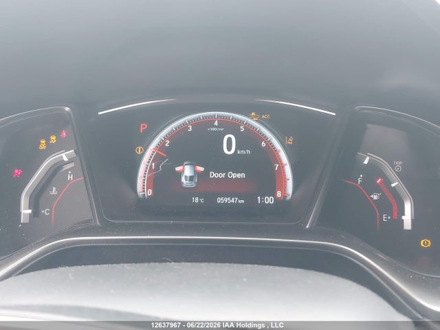 2018 Honda Civic Sport Touring მანქანა იყიდება აუქციონზე, vin: SHHFK7H91JU304262, აუქციონის ნომერი: 12637967