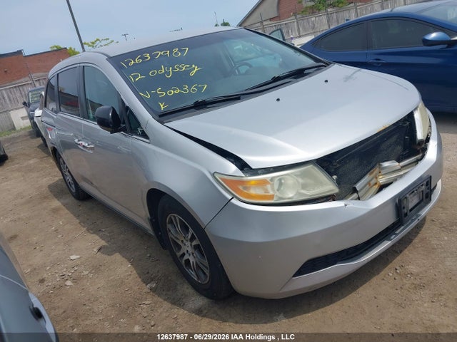 2012 Honda Odyssey მანქანა იყიდება აუქციონზე, vin: 5FNRL5H49CB502367, აუქციონის ნომერი: 12637987