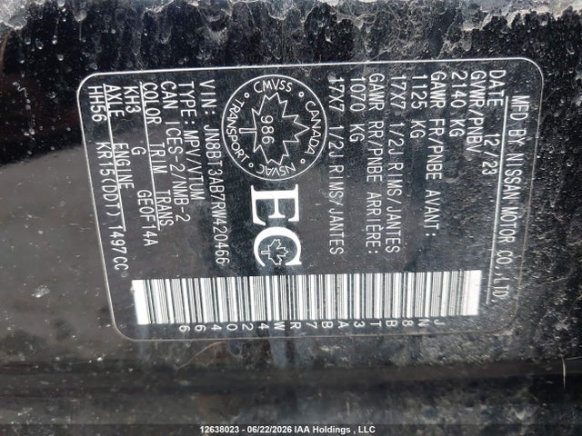 Nissan ROGUE S 2024 JN8BT3AB7RW420466 Image 19