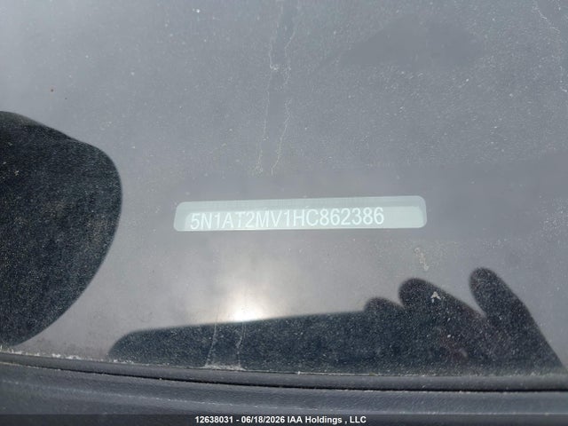 Продажа на аукционе авто 2017 Nissan Rogue S/sl Platinum/sv, vin: 5N1AT2MV1HC862386, номер лота: 12638031