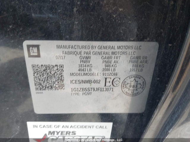 Chevrolet Malibu 2018 1G1ZB5ST9JF113071 Image 18