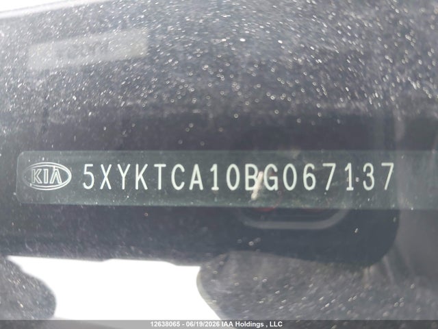 Продажа на аукционе авто 2011 Kia Sorento Lx, vin: 5XYKTCA10BG067137, номер лота: 12638065