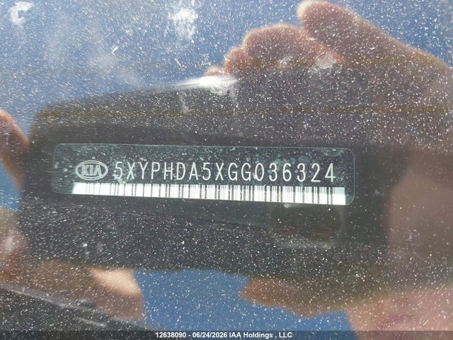 Aukcja sprzedaży 2016 Kia Sorento 3.3l Ex/3.3l Ex+, vin: 5XYPHDA5XGG036324, numer aukcji: 12638090