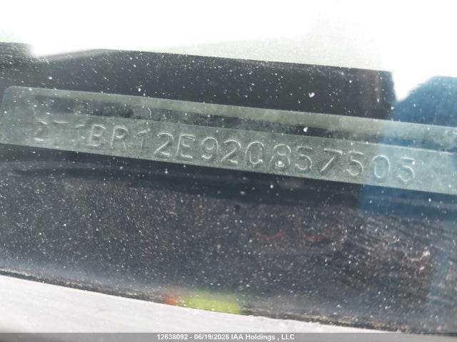 12638092 :رقم المزاد ، 2T1BR12E92C857505 vin ، 2002 Toyota Corolla Ce مزاد بيع