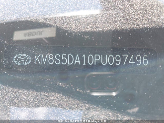 2023 Hyundai Santa Fe Luxury Hybrid Awd მანქანა იყიდება აუქციონზე, vin: KM8S5DA10PU097496, აუქციონის ნომერი: 12638104