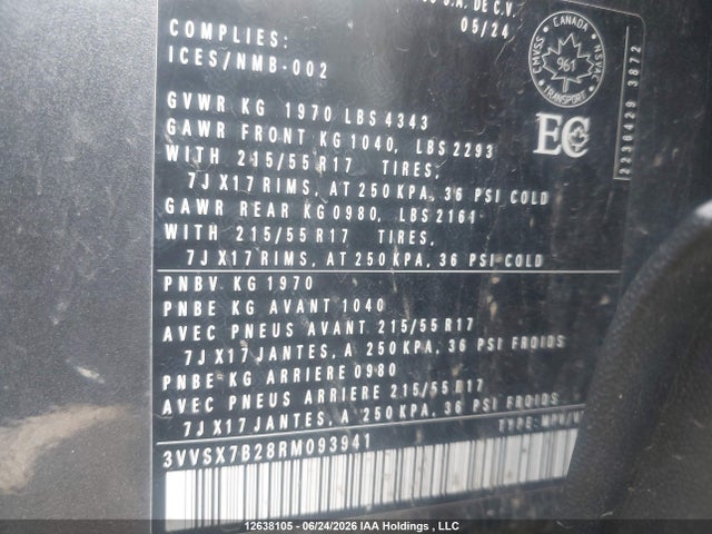 Volkswagen TAOS SE 2024 3VVSX7B28RM093941 Image 9