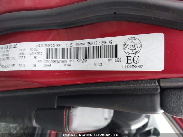 Jeep Cherokee Trailhawk 2016 1C4PJMBS2GW209829 Image 9