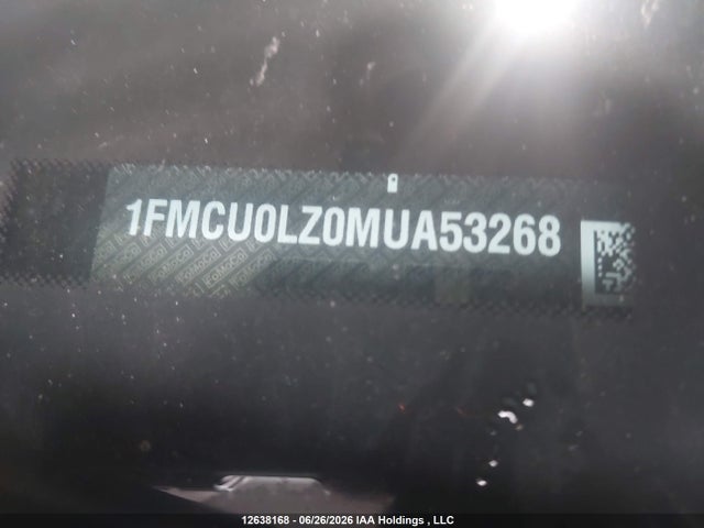 2021 Ford Escape Phev Titanium მანქანა იყიდება აუქციონზე, vin: 1FMCU0LZ0MUA53268, აუქციონის ნომერი: 12638168