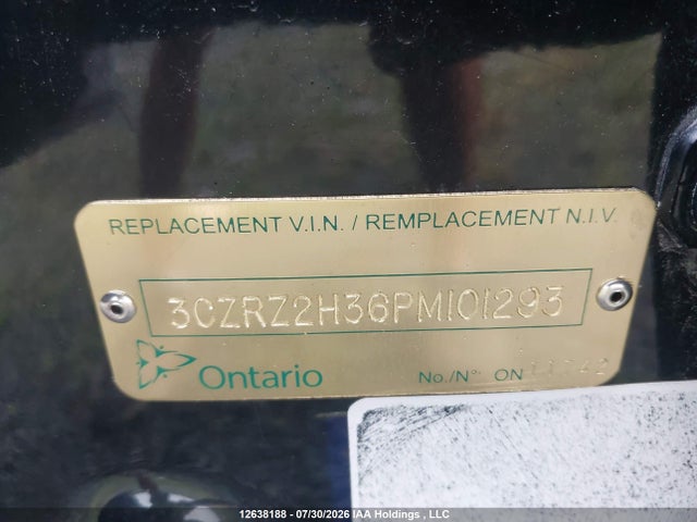 3CZRZ2H36PM101293 Honda HR-V LX