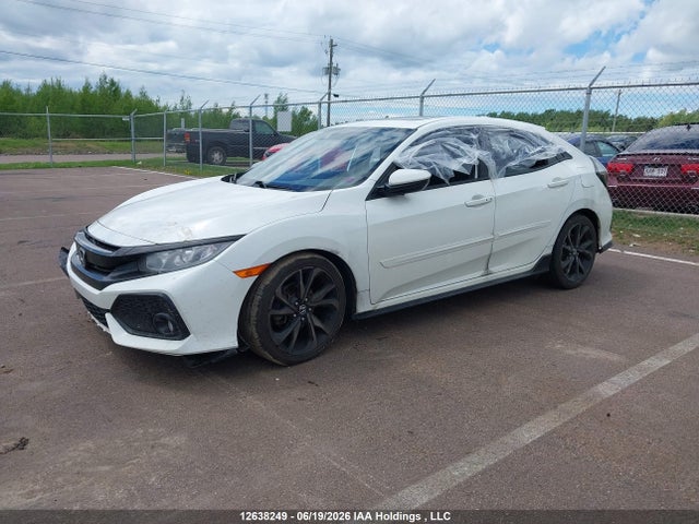 2017 Honda Civic Sport მანქანა იყიდება აუქციონზე, vin: SHHFK7H43HU308618, აუქციონის ნომერი: 12638249