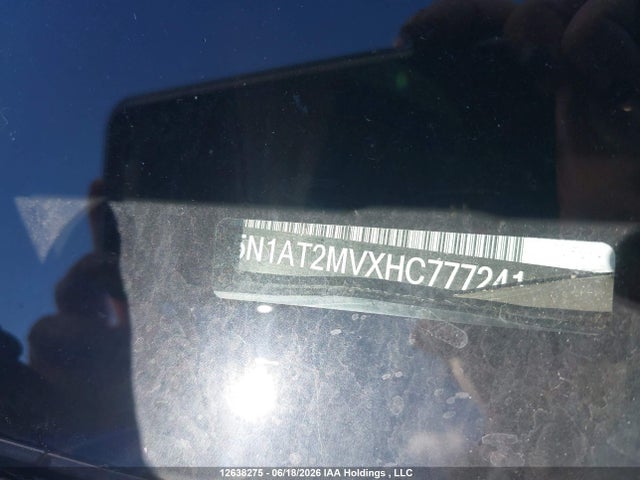 Aukcja sprzedaży 2017 Nissan Rogue Sv/sl, vin: 5N1AT2MVXHC777241, numer aukcji: 12638275