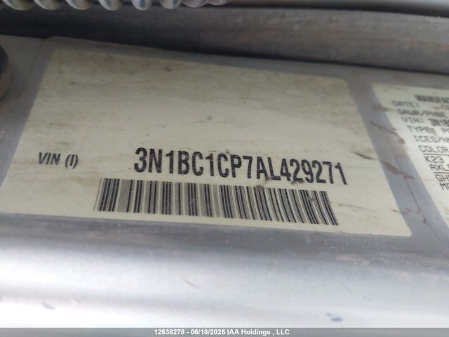 Продаж на аукціоні авто 2010 Nissan Versa 1.8sl, vin: 3N1BC1CP7AL429271, номер лоту: 12638278