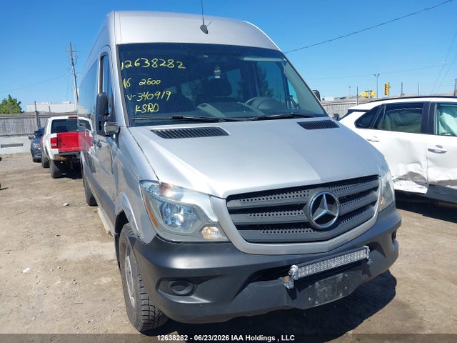 Продажа на аукционе авто 2016 Mercedes-benz Sprinter 2500 High Roof, vin: WDZBE8DD2GP340919, номер лота: 12638282